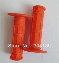 motorbike motorcycle parts orange Grip for honda yamaha kawasaki moto dirt pit bike xr50 crf50