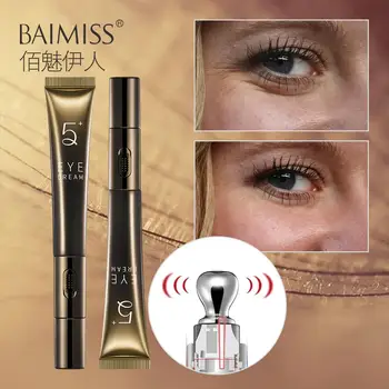 

2PCS Electric Massager Eye Cream Collagen Anti Wrinkle Tight Repair Serum Face Dark Circles Remover Ageless Skin Care