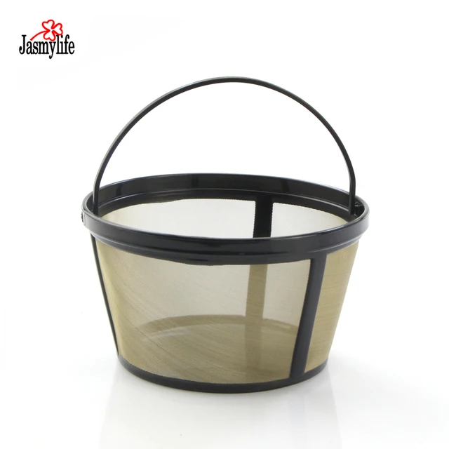 Cheap 12-16 Cup coffee Basket Style Permanent Gold Tone Coffee Stainless steel metal Filter strainer For Coffee Cup Coffeemakers Cheap 12-16 Cup coffee Basket Style Permanent Gold Tone Coffee Stainless steel metal Filter strainer For Coffee Cup Coffeemakers