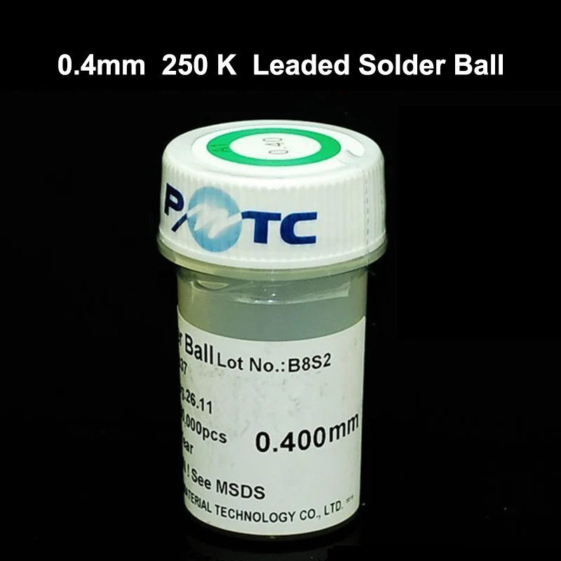 Original PMTC 0.3 0.35 0.4 0.45 0.5 0.6 0.76mm 25K Leaded Solder balls