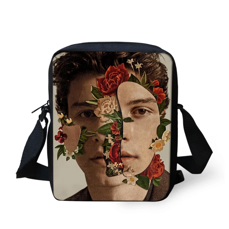 Thikin Mendes Shawn Shoulder Bags Children Messenger Bag Crossbody Phone Bag for Girls Phone Bag Shopping Bags School Bags