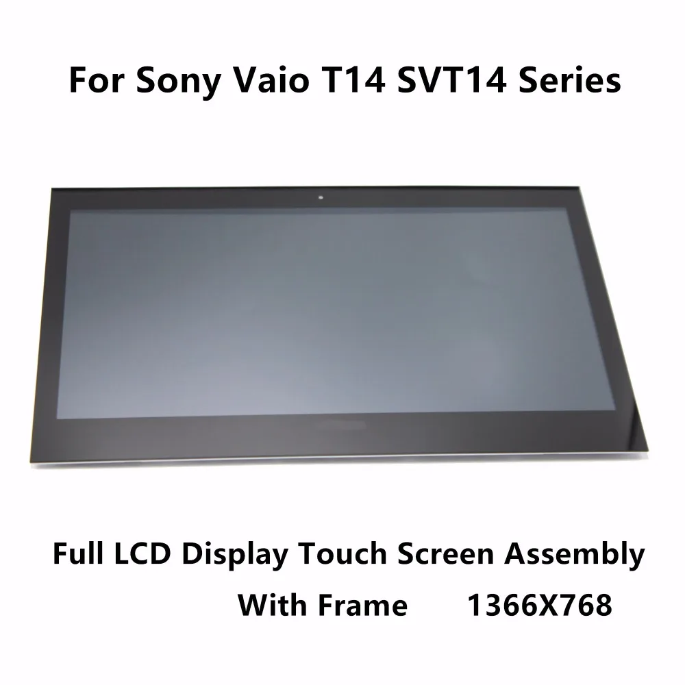 Touch Glass Digitizer LCD Display Screen Assembly + Bezel For Sony Vaio T14 SVT14 Series SVT14127CXS SVT141A11L SVT14125CLS | Компьютеры и
