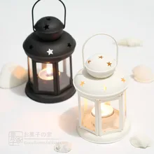 Портативный Свеча фонарь юрта tieyi ветрозащитный мусс Винтаж украшение дома