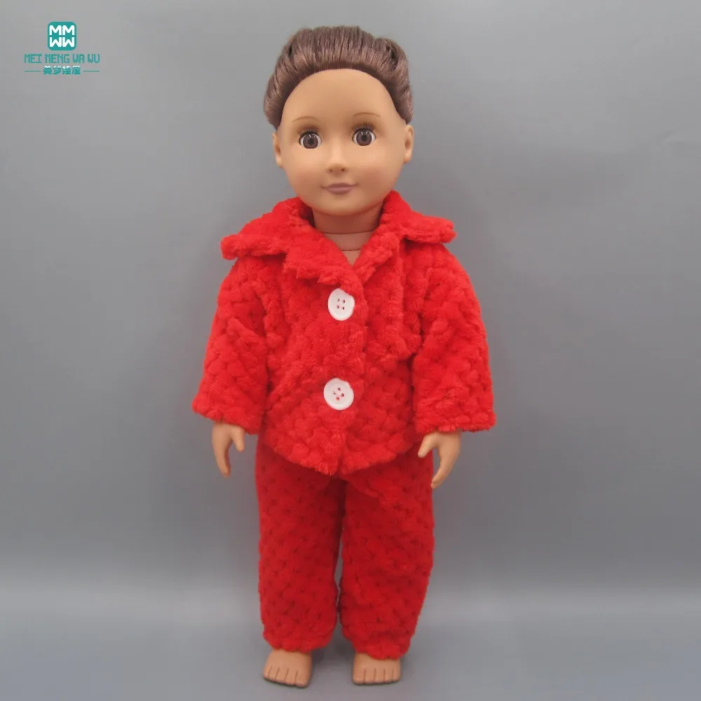 Одежда для кукол 45 см, американская кукла 43 см, аксессуары для новорожденных, модный розовый Повседневный Спортивный костюм