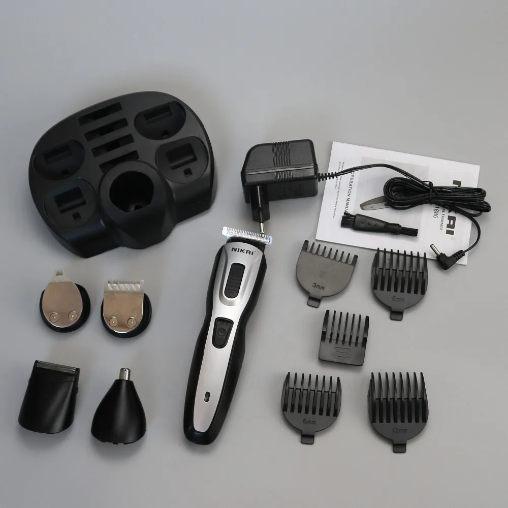 5in1 Grooming kit hair trimmer beard trimer hair clipper for men stubble face trimmer head electric cutting machine haircut