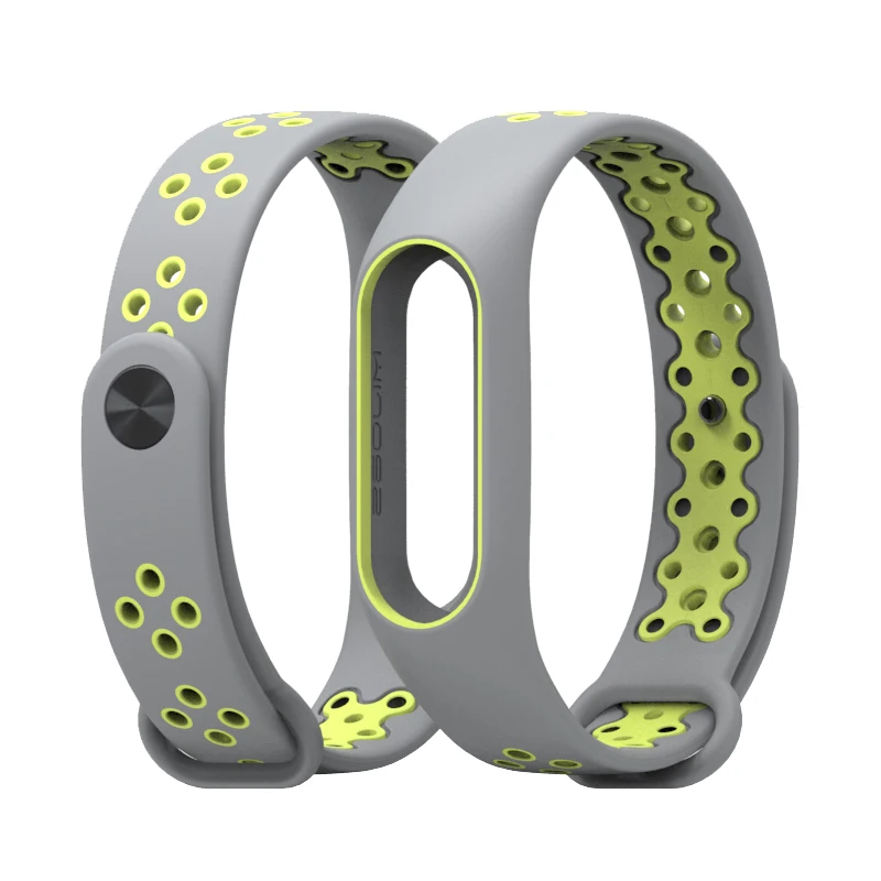 Цветной спортивный ремешок для Xiaomi Mi Band 2 сменный силиконовый браслет Аксессуары