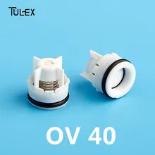 TULEX, 40 мм, обратный клапан, 3 шт./лот, обратный клапан для душевой головки, аксессуар для ванной комнаты, один способ управления водой, соединитель клапана OV40