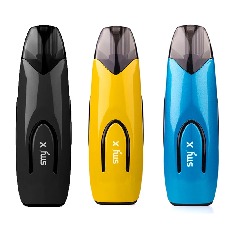 SMY X Pod system Starter Kit 650 мАч батарея Vape с 2 мл картридж перезаряжаемая электронная сигарета E Cigs все в одном