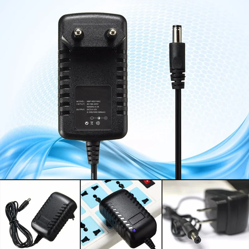 10Pcs Ni-MH Ni-Cd Charger for battery 2.4V 3.6V 4.8V 6V 7.2V 8.4 9.6 10.8 12V US