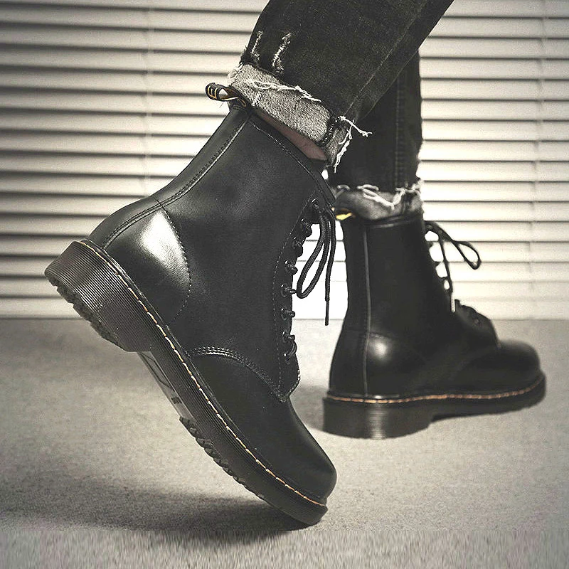 

Winter Martin Boots Men's Snow Boots High To Help Short Boots Military Boots Desert