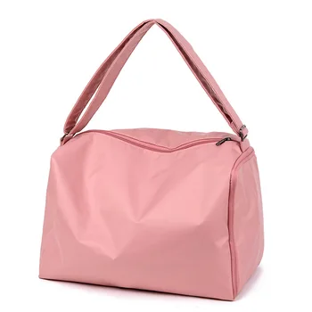 

New design sequins solid fitness bag dry wet separation sports pink bag shoulder Messenger travel Multifunction Shoes Pocket