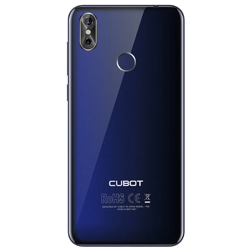 Cubot P20 смартфон 19:9 6,1" FHD 4 Гб ОЗУ 64 Гб ПЗУ мобильный телефон Android 8 MT6750T Восьмиядерный 20 МП 4000 мАч 4G