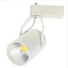 Удара 7 Вт свет следа AC110-240V Регулируемые светильники розничная спот-бра Rail Открытый Прожекторы заменить галогенные Лампы для мотоциклов