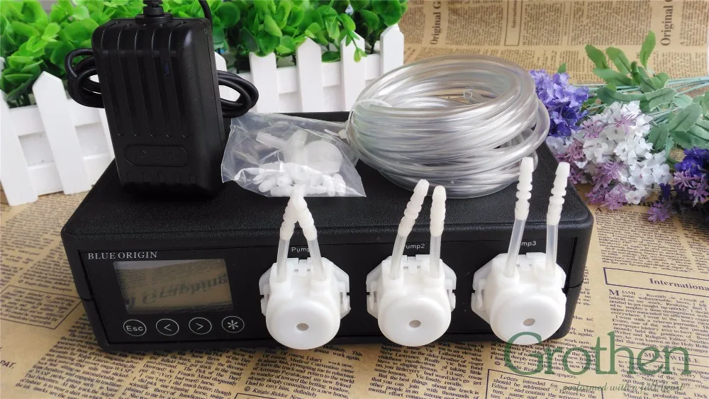 dosing pump BLUE ORIGIN 01 with extension ports master doser tubing