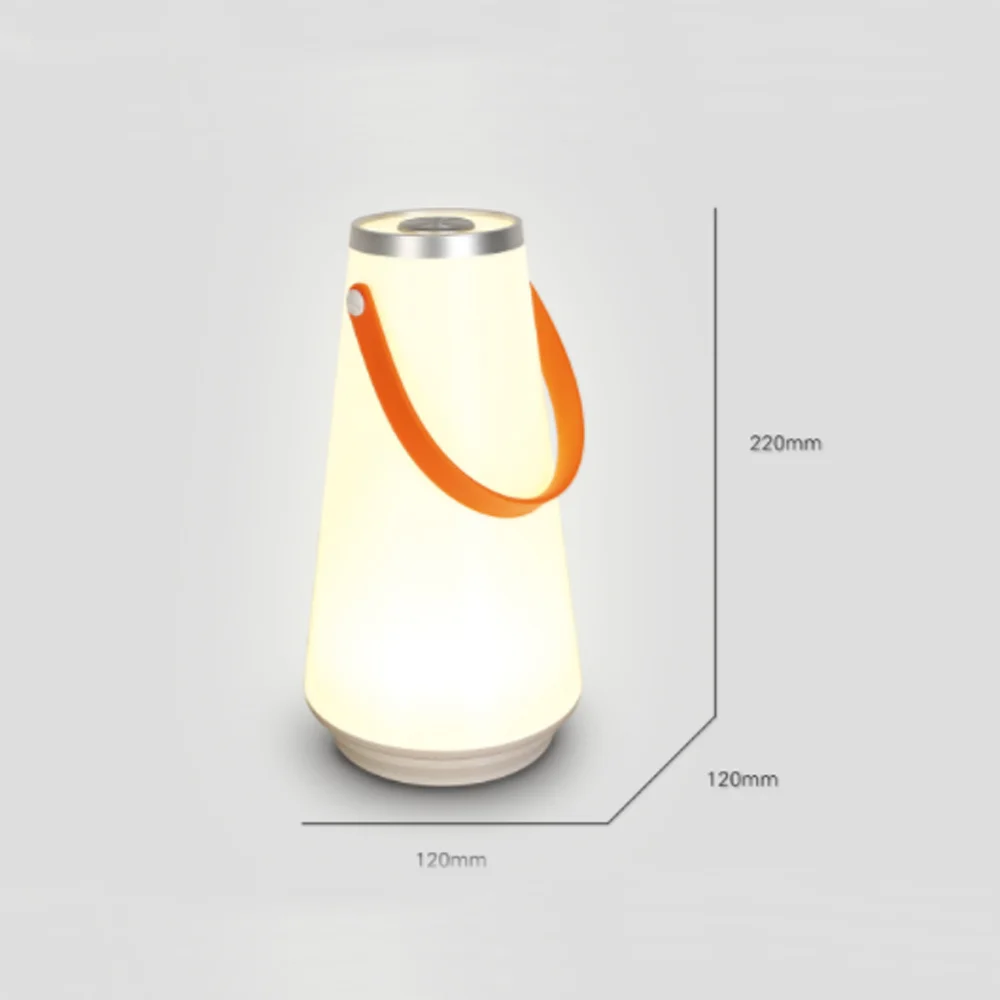 Креативный портативный беспроводной светодиодный ночной Светильник для дома, настольная лампа, USB Перезаряжаемый сенсорный переключатель, уличный походный аварийный светильник