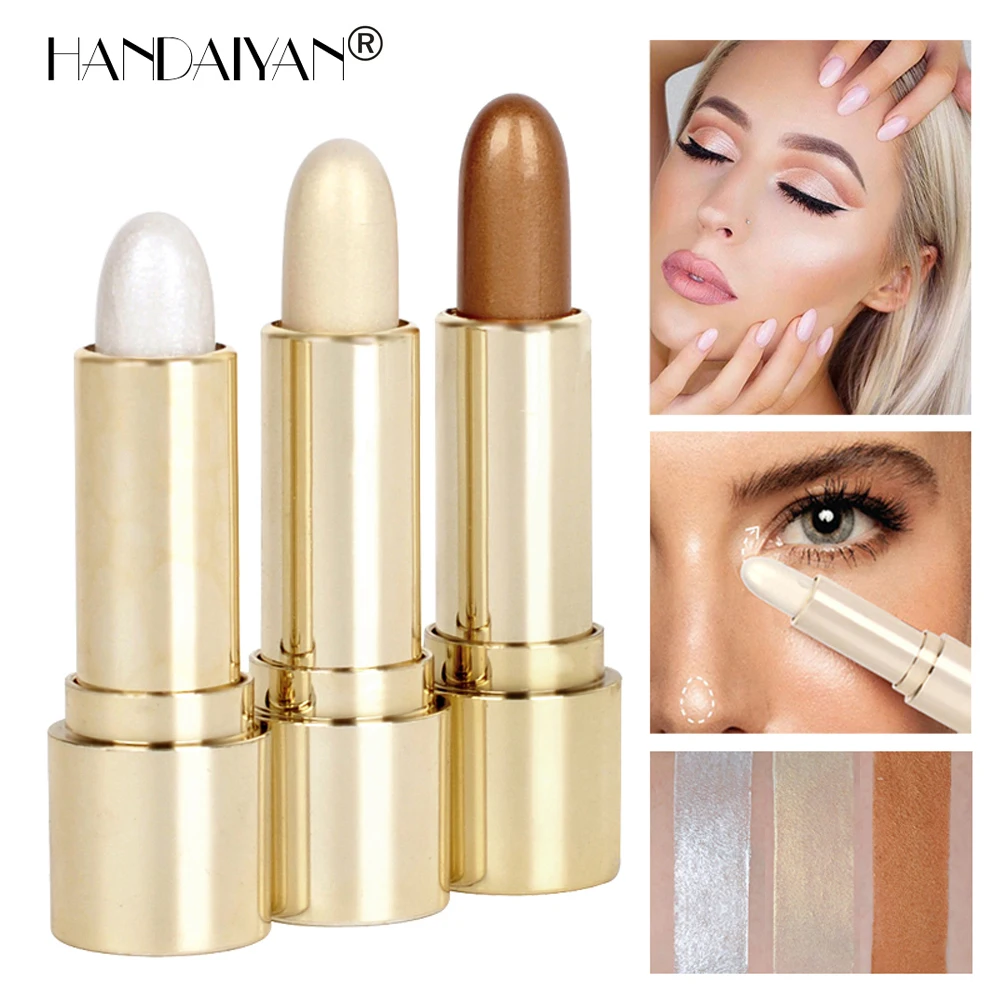 Bronzers & Highlighters Gold Shimmer Glow Highlighter Stick High Light