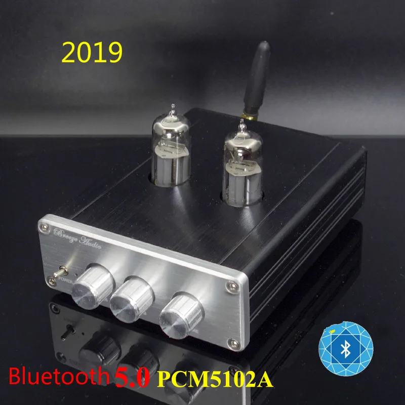 

GHXAMP Tube Preamplifier Bluetooth 5.0 PCM5102 Machine NE5532 Tone 6J5 Bile Preamp Diy Speaker Amplifier Earphone QCC3003