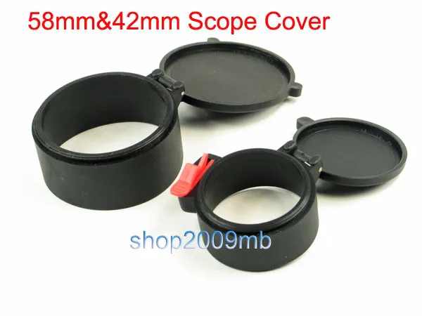 58mm&44mm Dustproof Cover for 50mm Rifle Scope Sight Lens Cover New f1