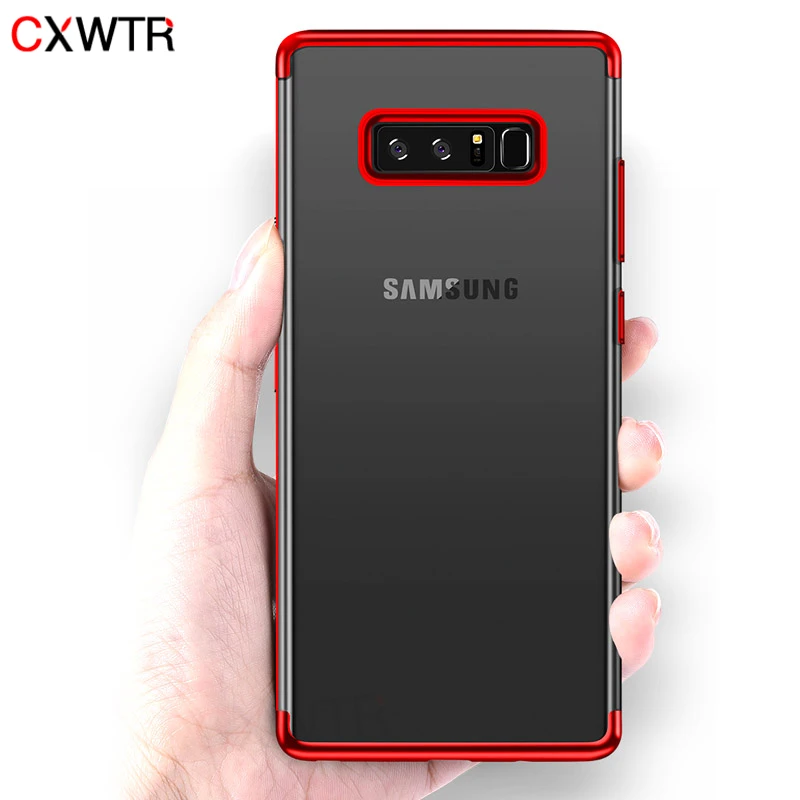 

Ultra Thin Plating Phone Case For Samsung Galaxy S10E S9 S8 Plus Soft TPU Silicone Back Cover For Galaxy J4 J6 Plus J8 2018 Case