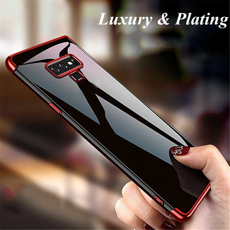 

Note9 Clear Case For Samsung Galaxy Note9 s10lite Luxury Soft TPU Coque Cover For Samsung Galaxy Note 9 S10plus Case Accessories