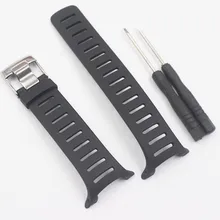 1 шт. Ремешок для SUUNTO ремень T1 T1C T3 T3C T3D T4C T4D T серии. водонепроницаемые резиновые часы ремешок Ремешок для мужских часов Сталь Пряжка screwdri