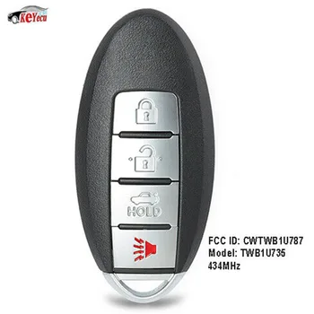 

KEYECU New Replacement Remote Car Key Fob 434MHz ID46 Chip for Infiniti Q70 M56 M37 M35h QX56- CWTWB1U787