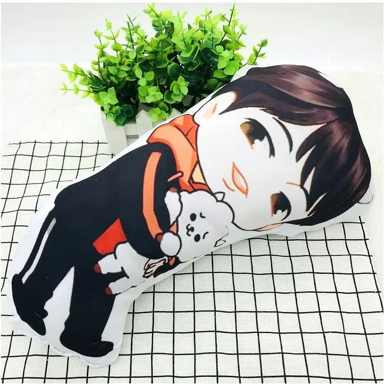 Kpop Korean Stars BTS BT21 JIN Plush Dolls for Kids,best Gift for
