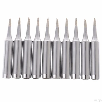 

10x 900M-T-1C Copper Replacement Bevel Style Soldering Iron Solder Tip Lead-free 936 Solder Iron Tips New Drop ship LS'D Tool