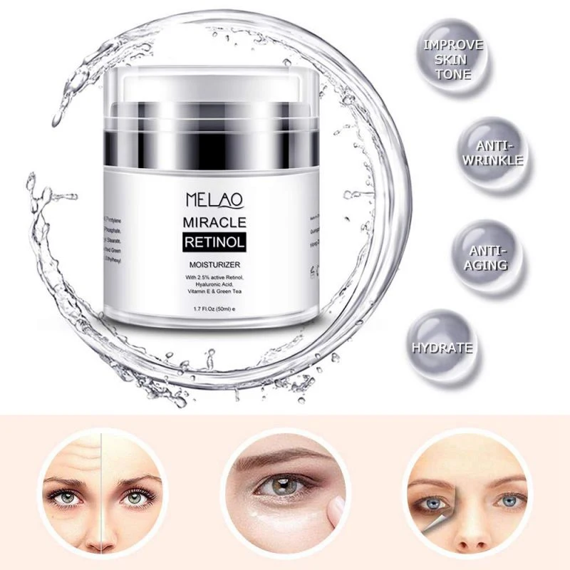 

Retinol 2.5% Moisturizer Cream Anti Aging And Reduces Wrinkles,Fine Lines,Day And Night Retinol Cream Beauty 2019