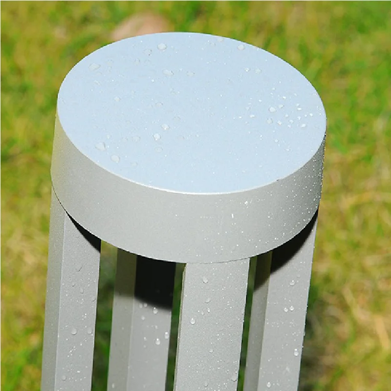 Outdoor LED Lawn Lamp Waterproof IP65 New Style Aluminum Pillar Garden Light Path Round Landscape Pathway Light Lawn Lights