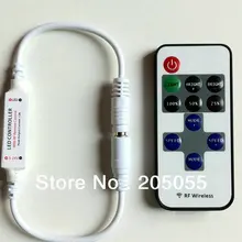 5-24 V 12A RF беспроводной пульт дистанционного управления Мини-пульт для 5050 3528 5630 одноцветная Светодиодная лента