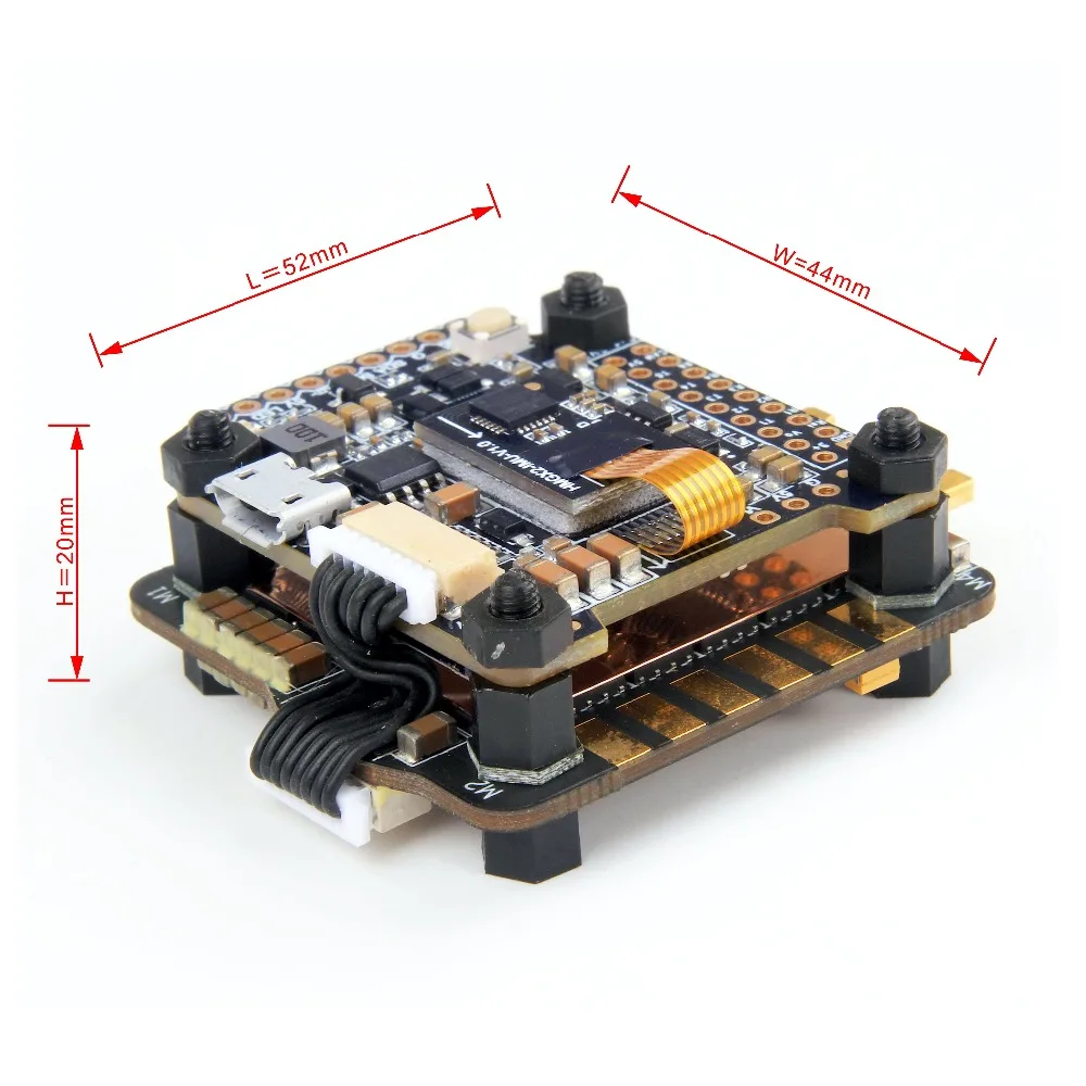 Контроллер полета holybra Kakute F7 + Tekko32 35A 4 в 1 Blheli 32 3 6S бесщеточный ESC для