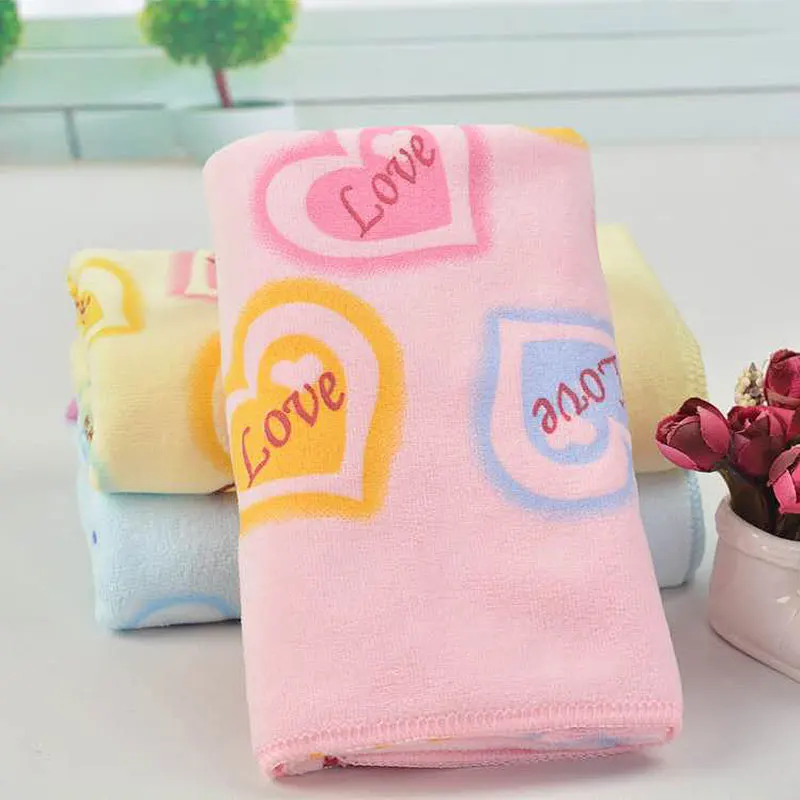 

2019 Letter Love Towels for Women and Men Hand Towel Family Travel Face Party Towel Absorbent Soft Healthy Toalla Serviette