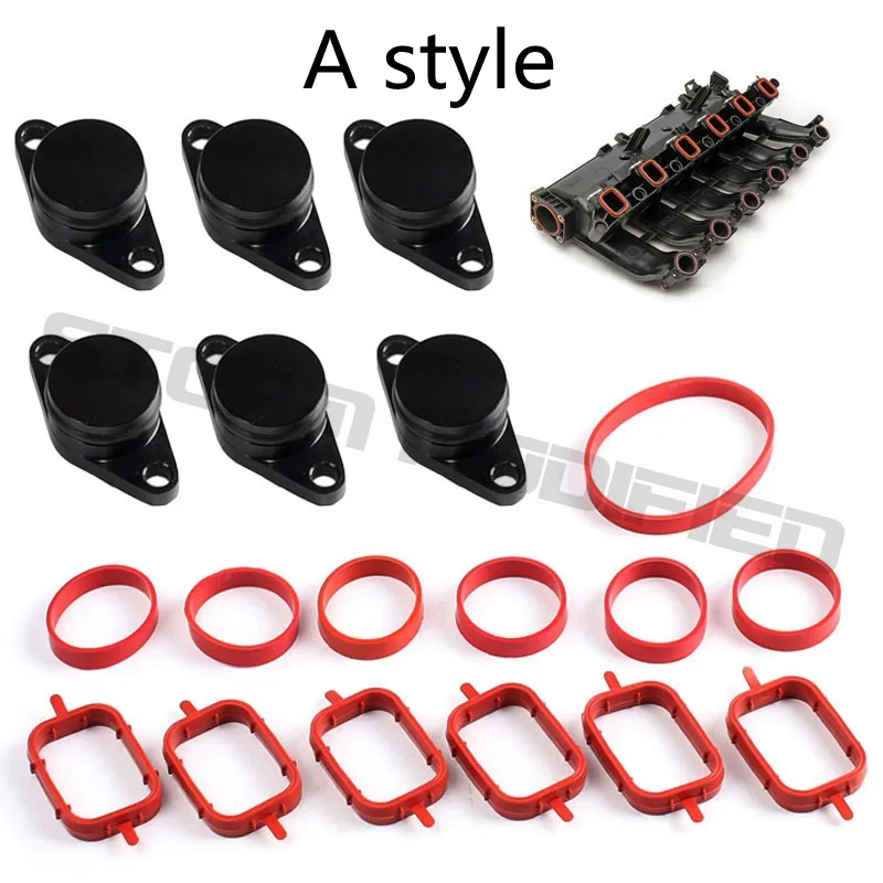 22 mm and 33 mm Swirl Flap Flaps Delete Removal Blanks Plugs For BMW M57 M57N M57TU