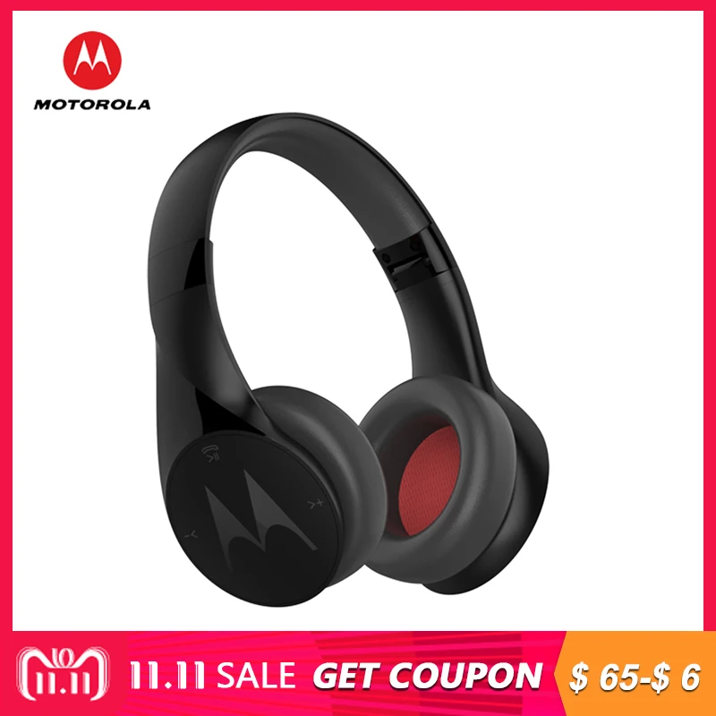 

Motorola Pulse Escape+ Bluetooth Headphone Waterproof Dust Resistant Noise Isolation Foldable Over-Ear Running Sport Headset