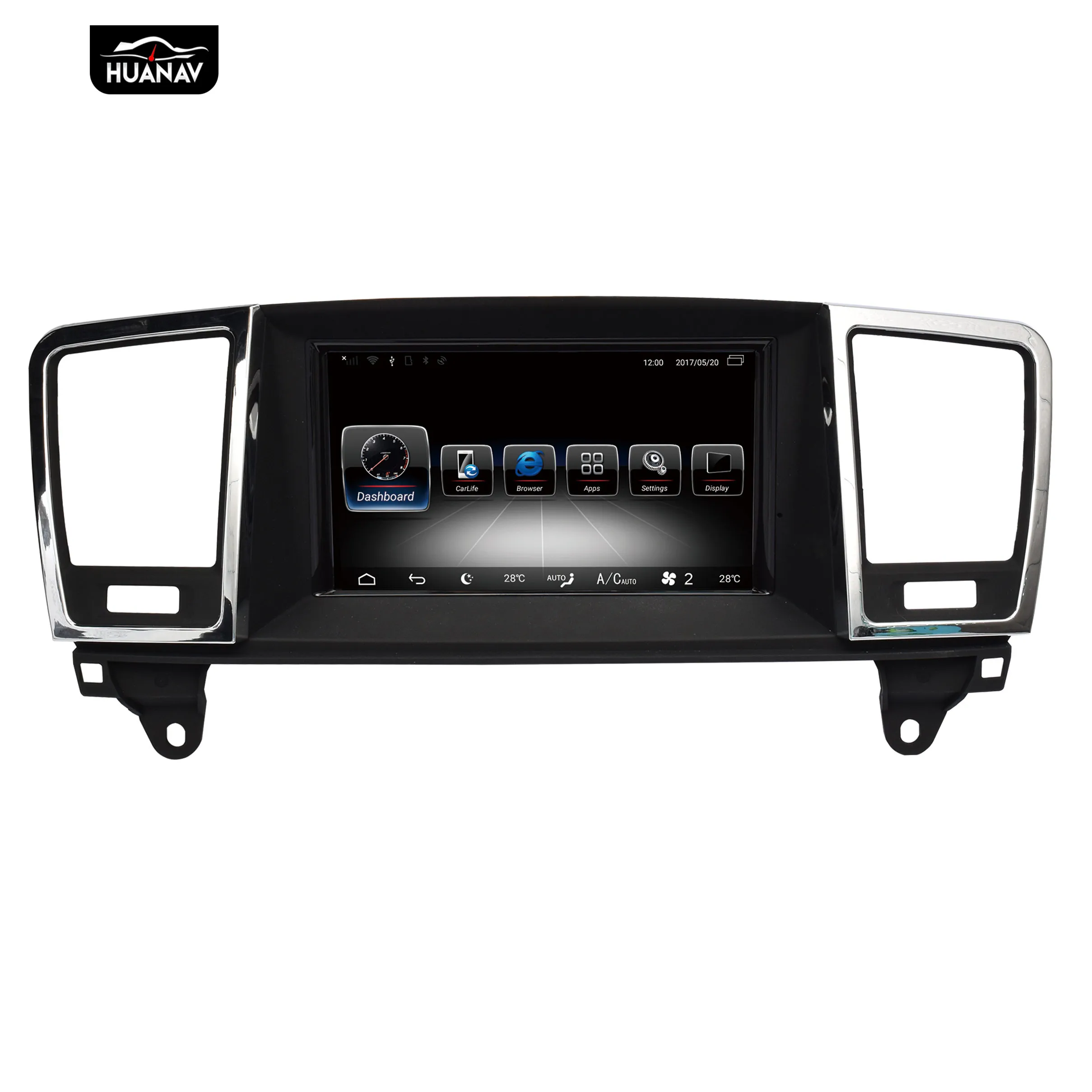 Excellent Android 9 No Car DVD player GPS Navigation For Mercedes-Benz  ML 2013+ with Aux Auto Radio stereo player multimedia head unit 5