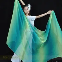 Танец живота вуаль шелковый шарф ручной пряжи шарф Танец живота вуаль