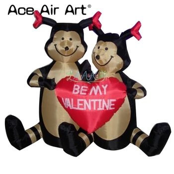 

Wholesale Inflatable Valentine's Day gift Honeybee Couple and Couple Toys for party/event and display