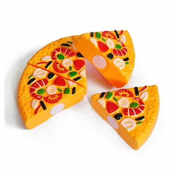 

Kids Pretend Play Toys Classic Kitchen Toy Cutting Pizza Interactive Parent-child Exchange Model Kids Gift H15