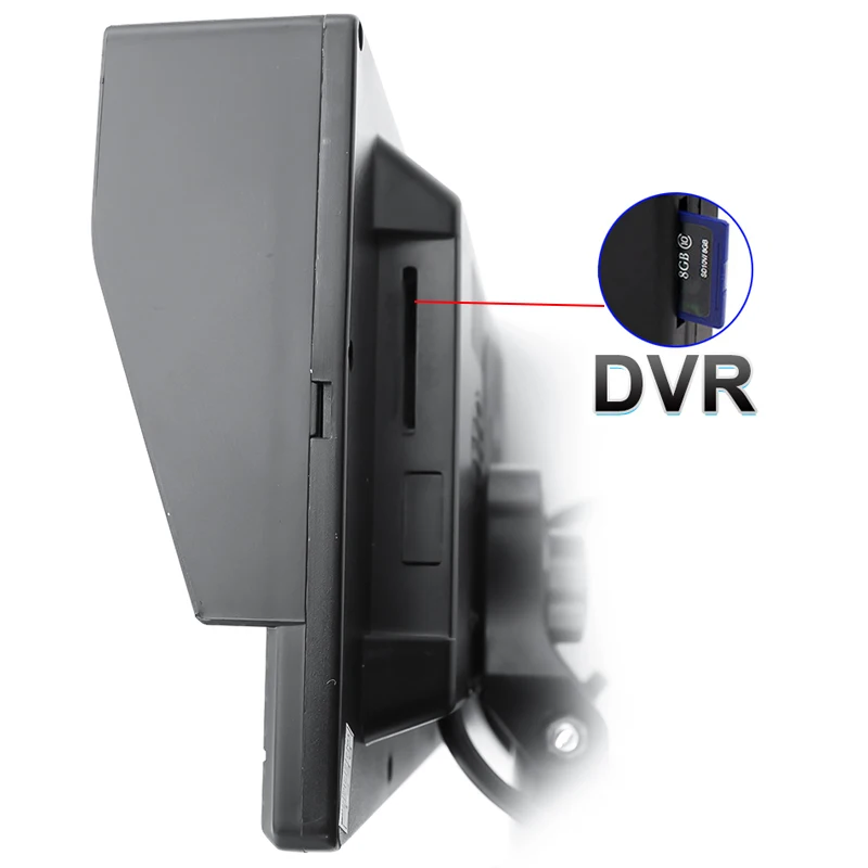 AHD Recording DVR 7 Inch Car Monitor 1920*1080P Vehicle Rear View Camera for Truck Bus Support SD Card car display,car rear view camera,monitor display,car parking monitor