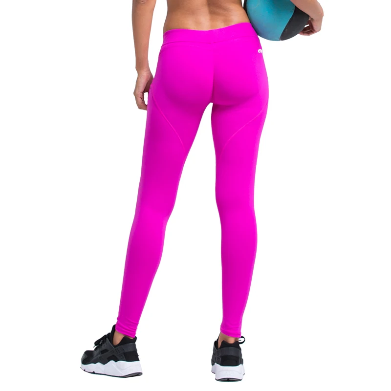Женские плотные брюки для бега колготки сексуальные бедра пуш-ап Леггинсы Штаны для фитнеса или йоги быстросохнущие эластичные брюки - Цвет: Слоновая кость