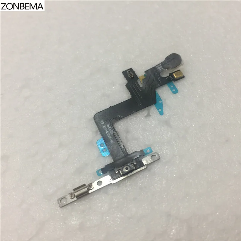 

ZONBEMA High quality New Power switch on off flex Cable with Metal Bracket Assembly For iPhone 6S Plus 5.5"