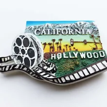 Aimant de réfrigérateur de Souvenir de voyage de Hollywood de californie
