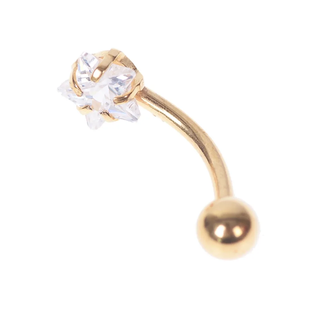 1Pc Surgical Steel Eyebrow Rings Internally Threaded Eyebrow Ring