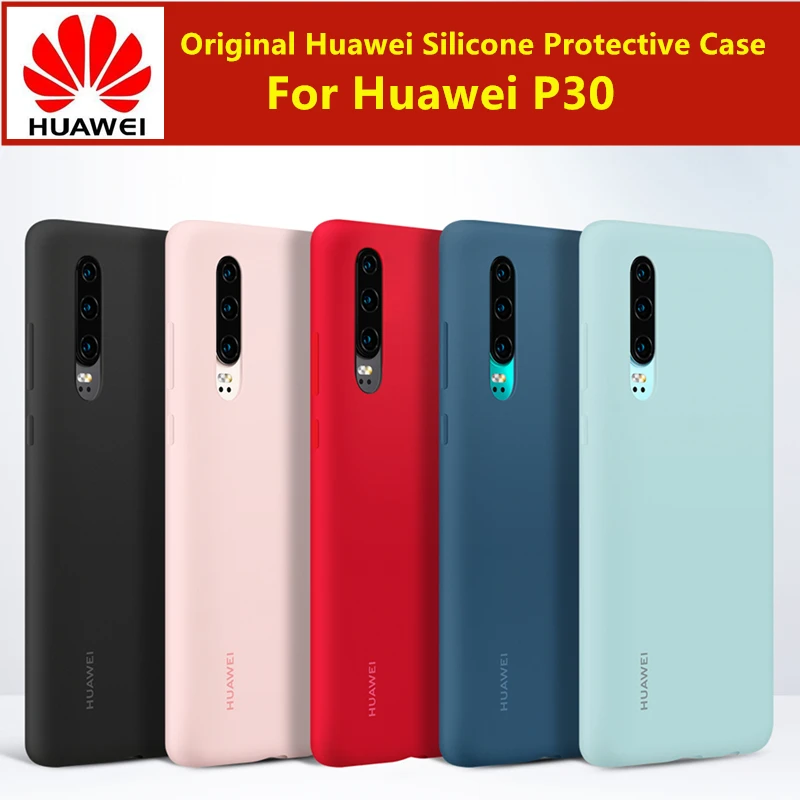 

100% Original Official Huawei P30 Case Soft Liquid Silicon Full Protective Cover Cases For Huawei P30 Shockproof Back Case Capa