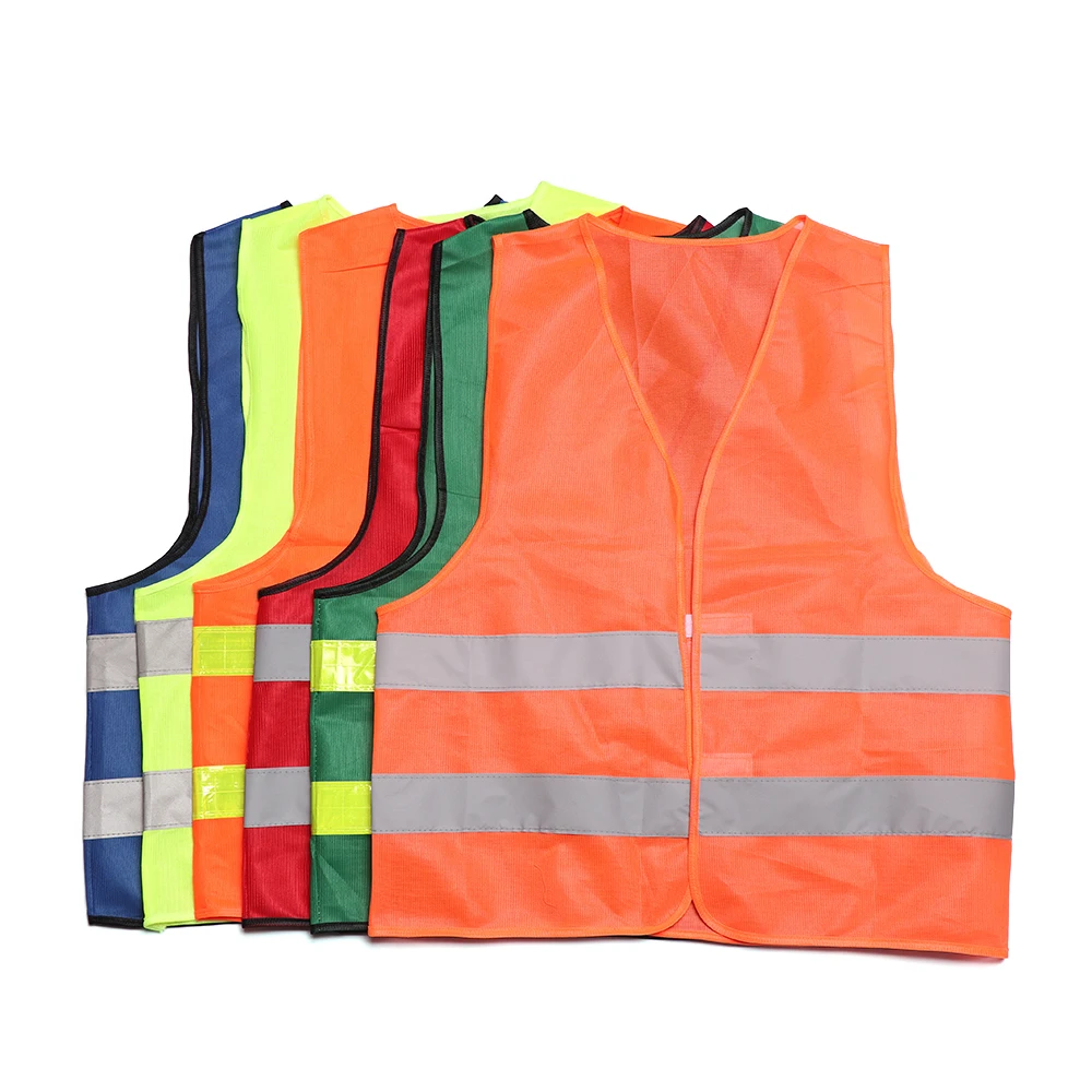 

1Pcs Safety Reflective Vest Security Visibility Construction Traffic/Warehouse Suitable For Running, Cycling, Traffic Guidance