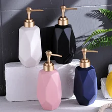 Высококачественный керамический лосьон в скандинавском стиле, дозатор для мытья рук, бутылка для шампуня, геля для душа, бутылка лосьона для рук, аксессуары для ванной комнаты LF271