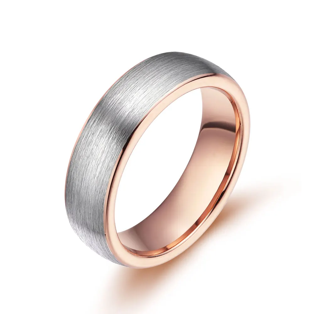 Кольцо из карбида вольфрама с матовой поверхностью 6 мм|tungsten carbide ring|carbide ringwomen rings |