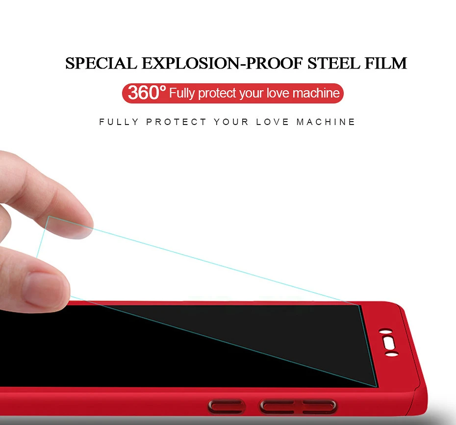YAMIZOO Case For Xiaomi Redmi Nota 5a Prime Case 360 Hard Luxury Cover Protective Glass For Xiaomi Redmi Note 5a Case 5a On Pro  (12)