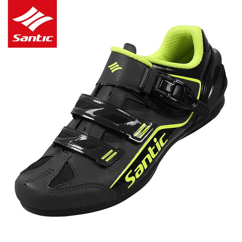 SANTIC велосипедная обувь дорожные кроссовки дышащая Нескользящая велосипедная обувь для улицы профессиональная обувь для шоссейного велосипеда Велосипедное снаряжение